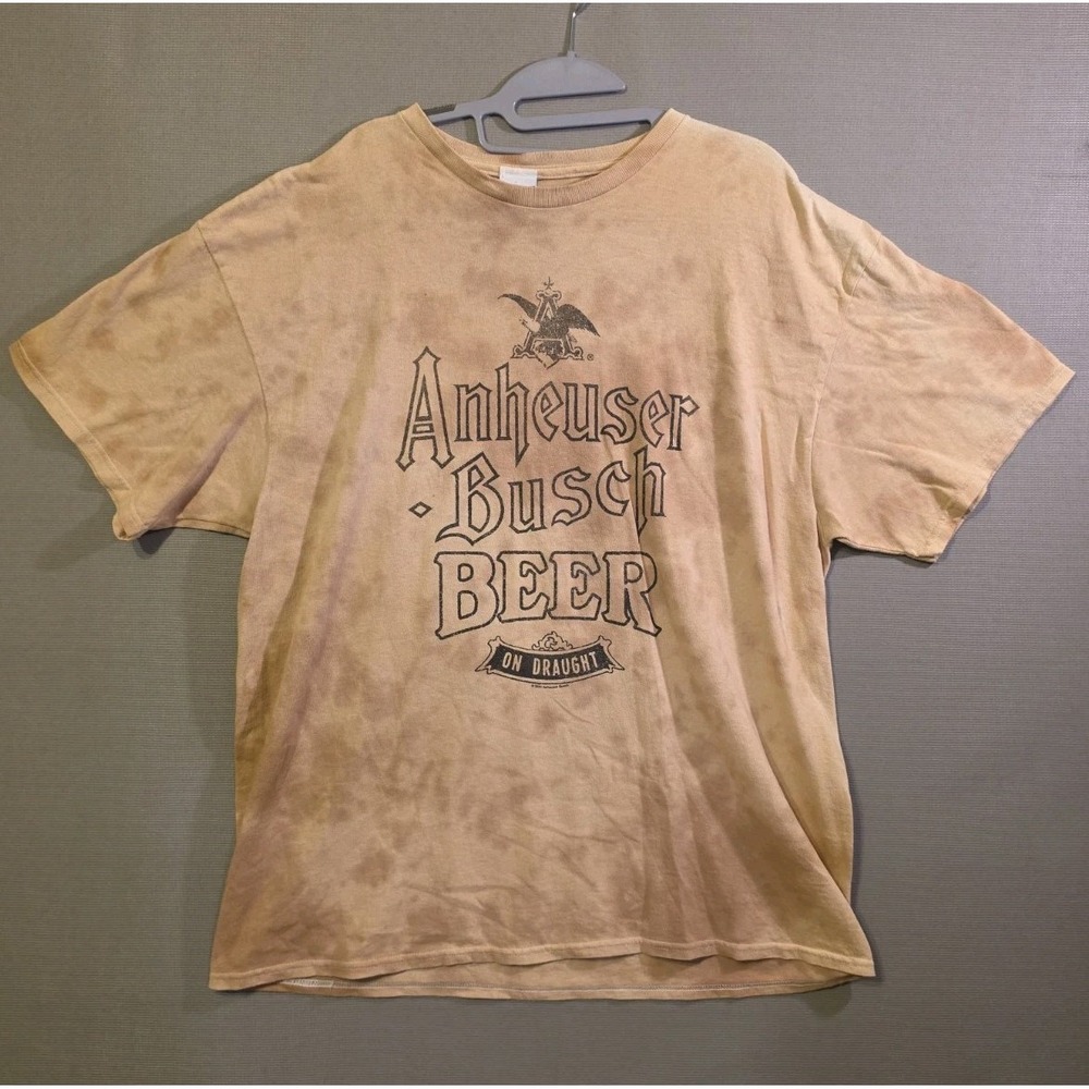 Junk Food Anheuser Busch Beer Tie Dye Unisex T-shirt Size Large EUC
